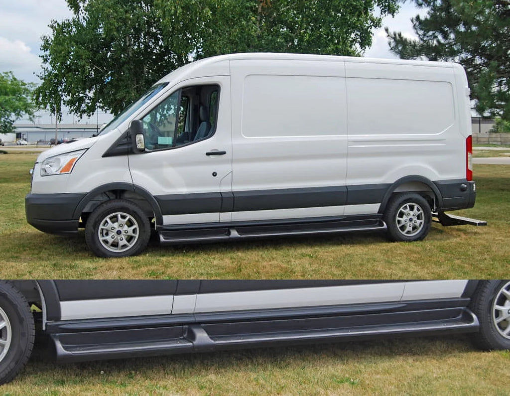 Owens Products 6834114-01 OWE6834114-01 15-17 TRANSIT 114.5IN TPO PLASTIC - SHORT DRIVER/LONG PASSENGER (MUST ORDER BRACKETS SEPARATELY) Fits select: 2015-2019  TRANSIT