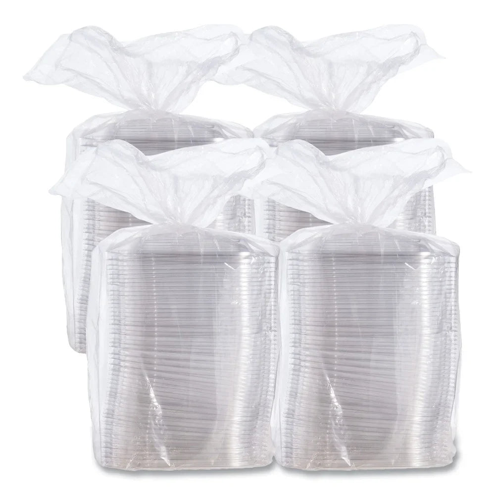 Dart PresentaBowls Pro Clear Square Lids for 24-32 oz Bowls, 8.5 x 8.5 x 0.5, Clear, Plastic, 63/Bag, 4 Bags/Carton