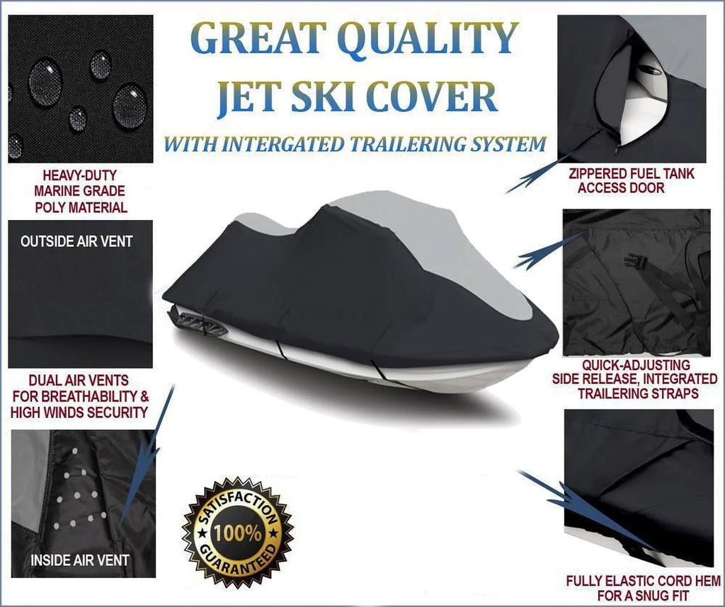 SUPER HEAVY-DUTY PWC 600D JET SKI shield appropriate for Yamaha Wave Raider 760 1996 2 Seater