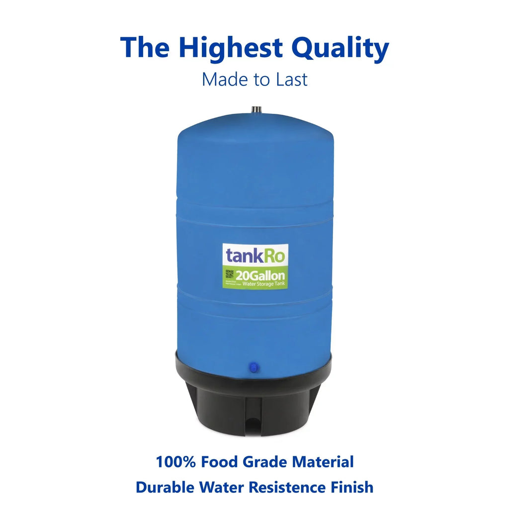 TankRO 20.0 Gallon RO Expansion Tank – Large Reverse Osmosis liquid Storage Tank Reservoir