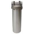 PreAsion Pressure moisture Filter Housing Heavy-duty for 10"L Cartridges 1"NPT with Bracket