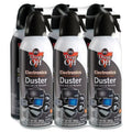Electronics Compressed Gas Duster. 6 Pack | Dust-Off 10 Oz
