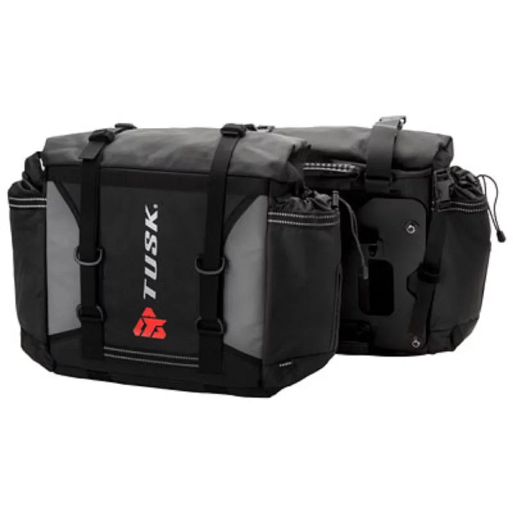 Pannier Racks With Olympus Pannier Bags matching With Kawasaki KLR650 2008-2018