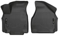Husky by RealTruck Weatherbeater Series Front Floor Liners Black Front Row appropriate with select: 2017-2021 Chrysler Pacifica Touring L, 2023 Chrysler Pacifica