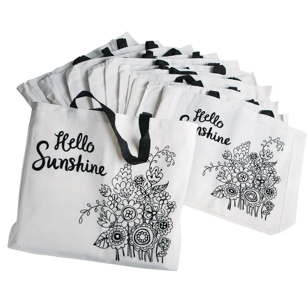 Velvet Art Hello Sunshine Tote Bag (Pack of 12)