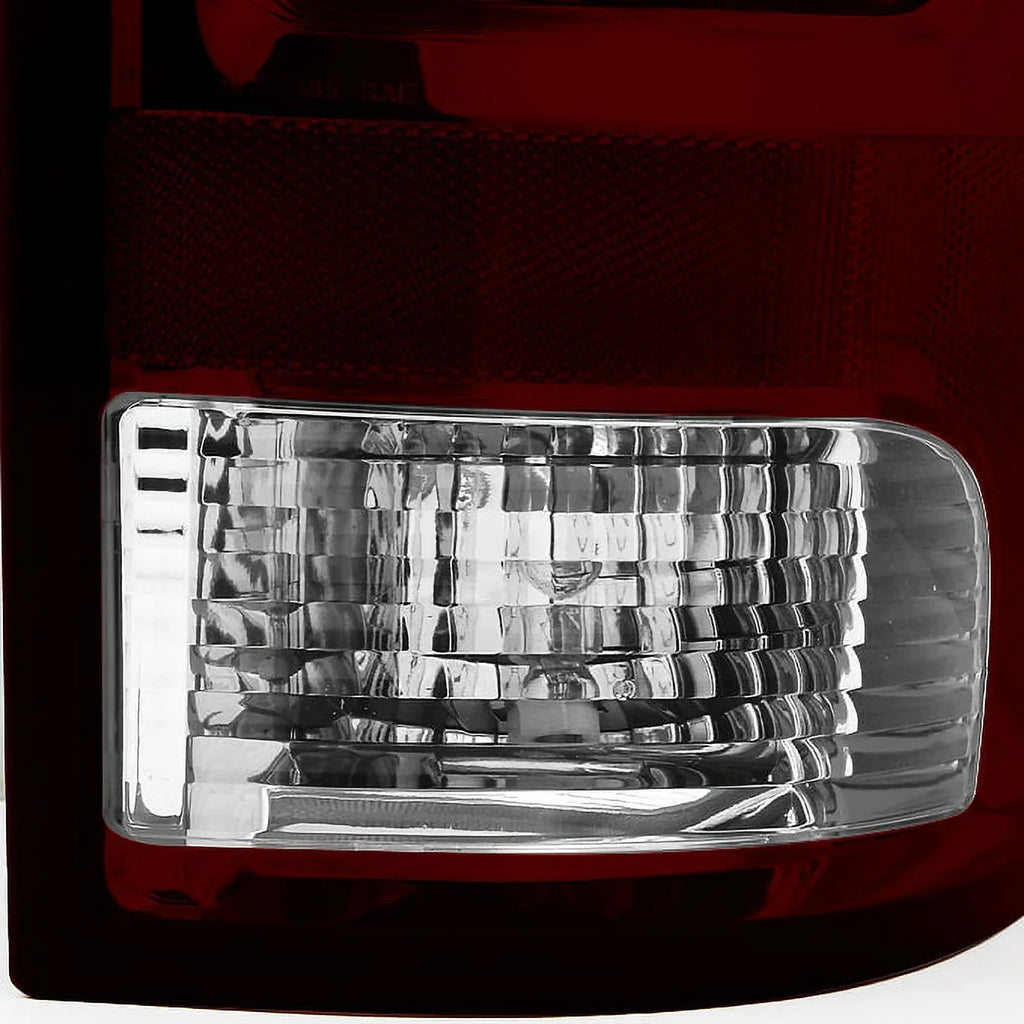 AKKON - For 2009-2018 Dodge Ram 1500 | 10-18 Ram 2500 3500 Red Smoked Taillights + Smoke LED 3Rd Brake Lamp