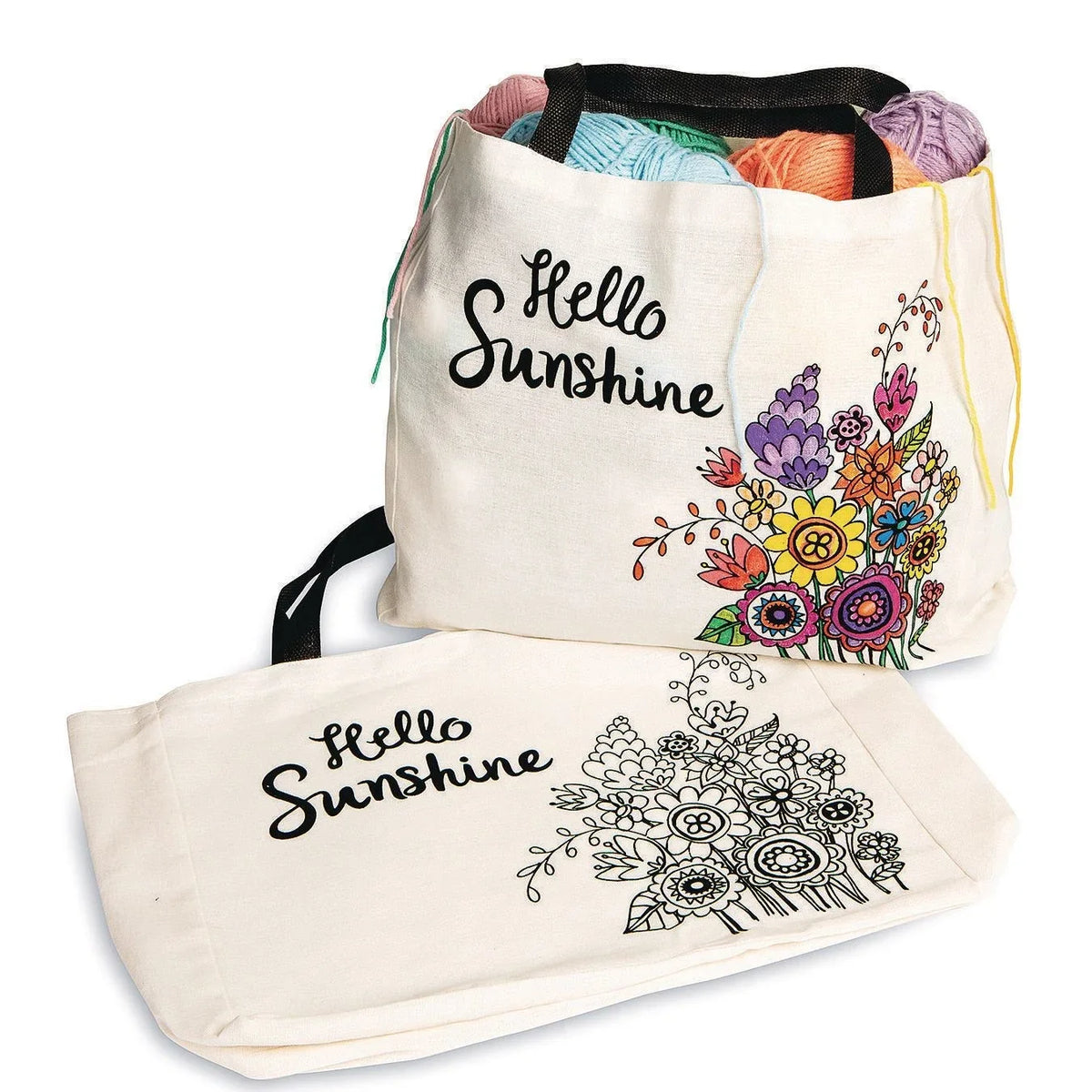 Velvet Art Hello Sunshine Tote Bag (Pack of 12)