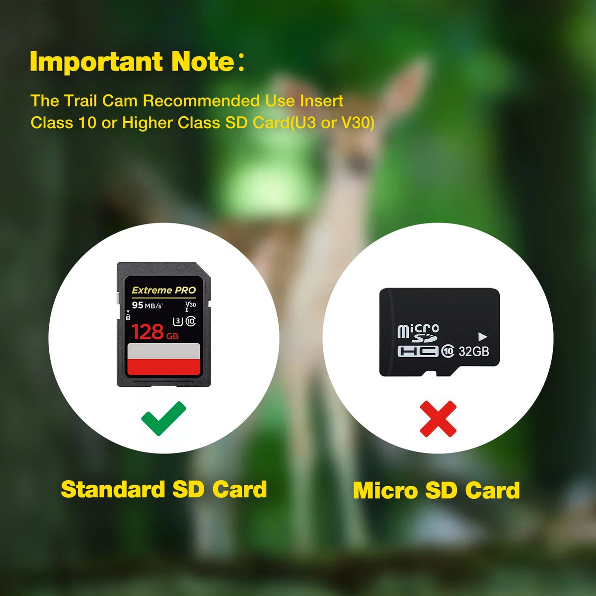 CAMPARK Native 4K 60MP 30FPS Trail Game Cameras WiFi, Starlight Night Vision Dual Lens Bluetooth Waterproof Wildlife Camera with IMX458 Sensors Outdoor Hunting Deer Cam with SD Card