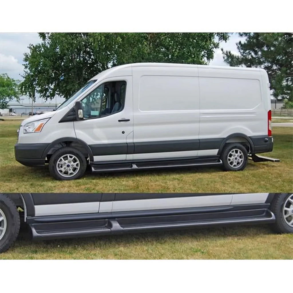 Owens Products 6834114-01 OWE6834114-01 15-17 TRANSIT 114.5IN TPO PLASTIC - SHORT DRIVER/LONG PASSENGER (MUST ORDER BRACKETS SEPARATELY) Fits select: 2015-2019  TRANSIT
