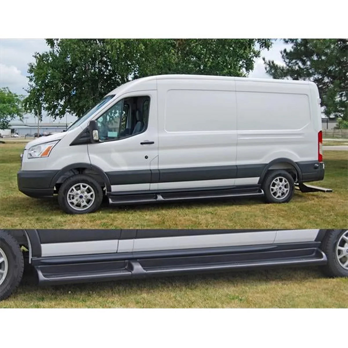 Owens Products 6834114-01 OWE6834114-01 15-17 TRANSIT 114.5IN TPO PLASTIC - SHORT DRIVER/LONG PASSENGER (MUST ORDER BRACKETS SEPARATELY) Fits select: 2015-2019  TRANSIT