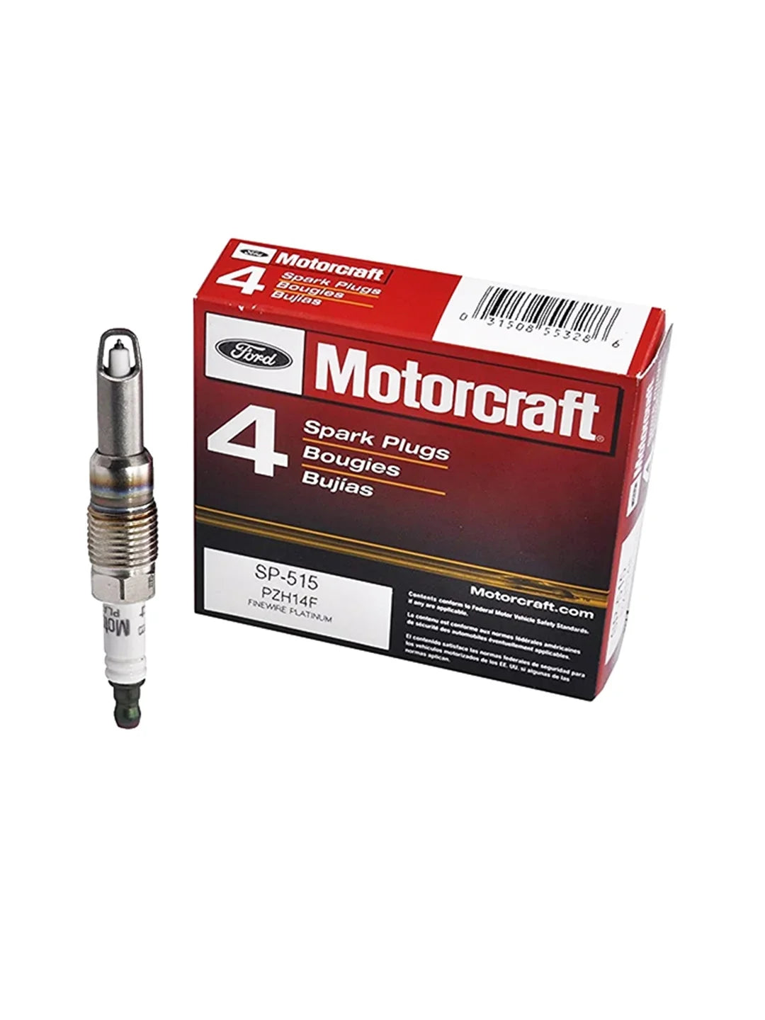 Set of 8 ISA Ignition Coils & 8 Motorcraft Brand Spark Plugs appropriate with 2004-2008  F150 Expedition F250 Super Duty F350 Super Duty 5.4L V8 Replacement for FD508 SP515