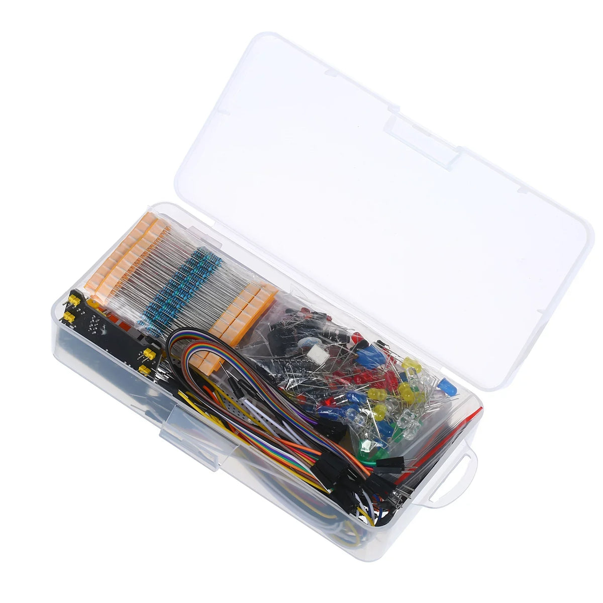 CACAGOO 830 Breadboard Set Electronics Component Starter DIY Kit with Box appropriate with Component Package