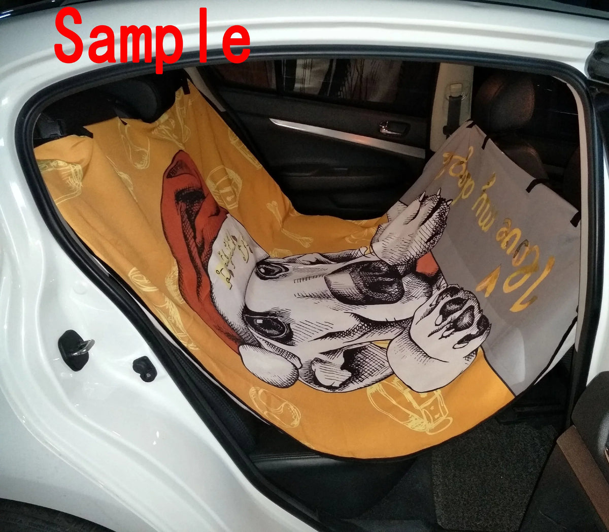 GCKG Red Anchor Pet Car Seat protector,Red Anchor Pet Car Seat wrap Dog Car Seat Mat Hammock Cargo Mat Trunk Mat For Cars Trucks and SUV 54x60 inches