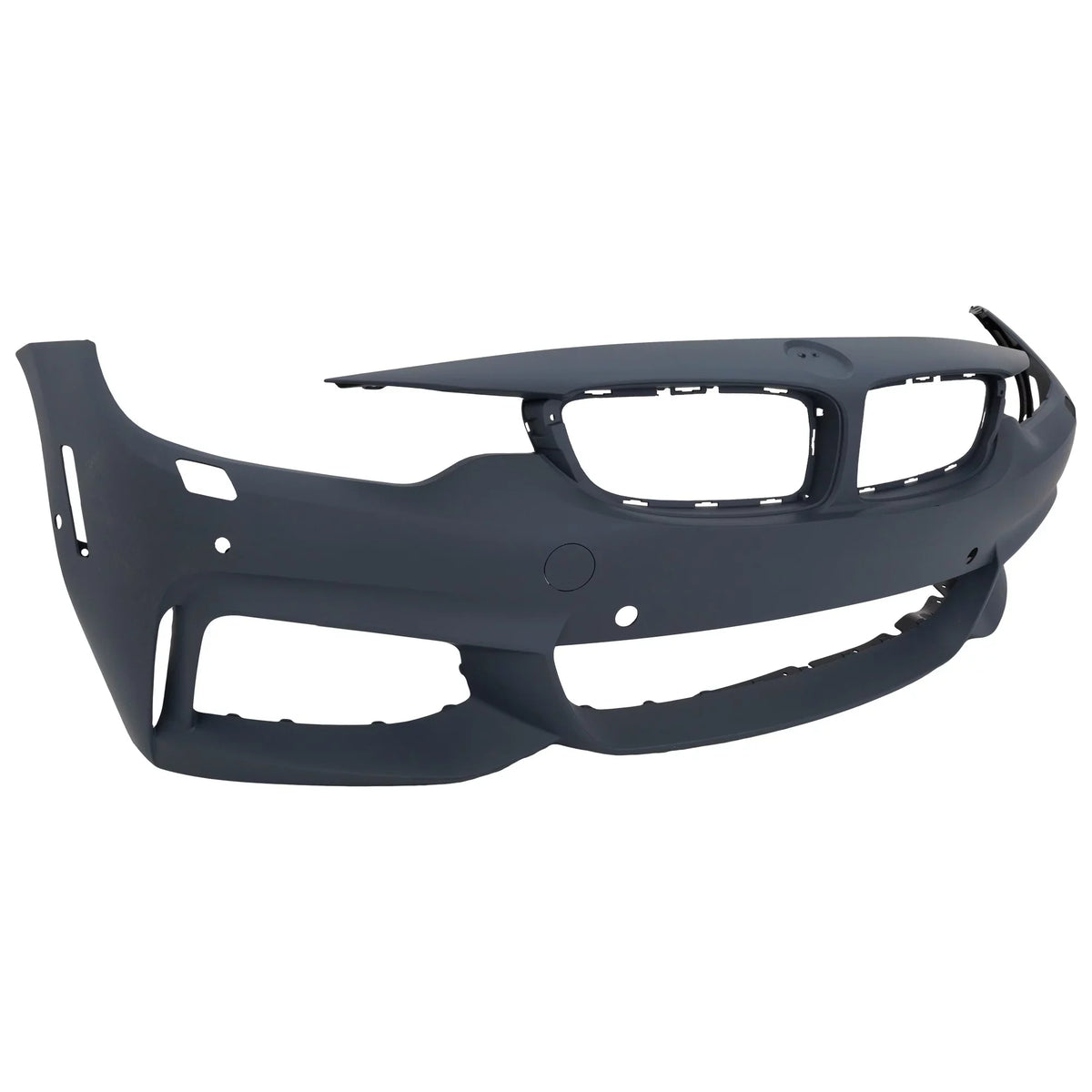 Front BUMPER protector matching For  4-SERIES 2014-2018 Primed with M Sport Line with HLW PDC Sensor Holes/Cam Conv/Coupe/HB- CAPA