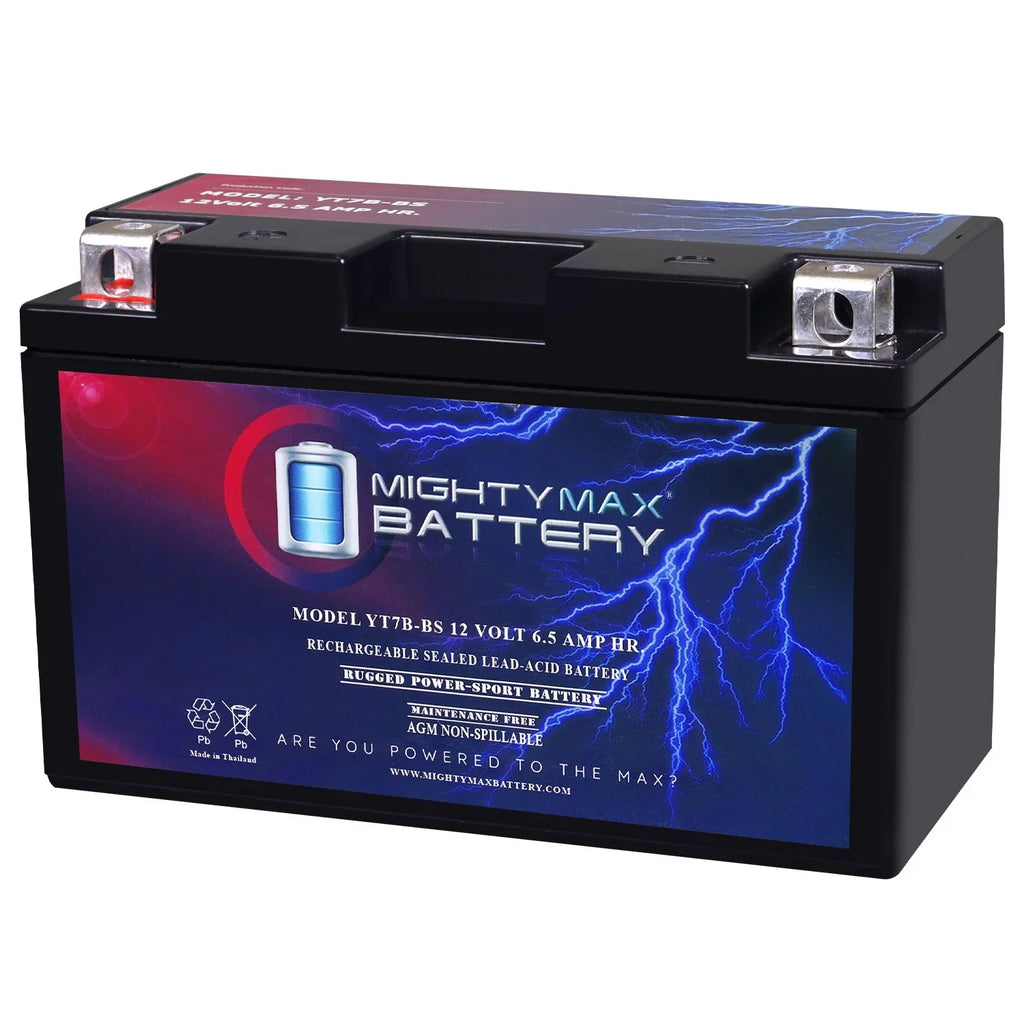 YT7B-BS 12V 6.5AH Replacement Battery suitable with Shotgun YT7B-BS