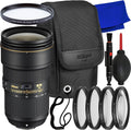 AF-S NIKKOR 24-70mm f/2.8E ED VR Lens 20052 - 7PC Accessory Bundle