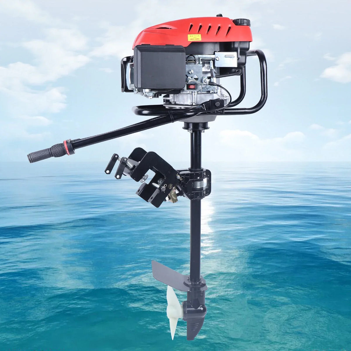 Outboard Motor 4 Stroke 6  Heavy Duty ship Engine OHV Air Cooling System 173CC