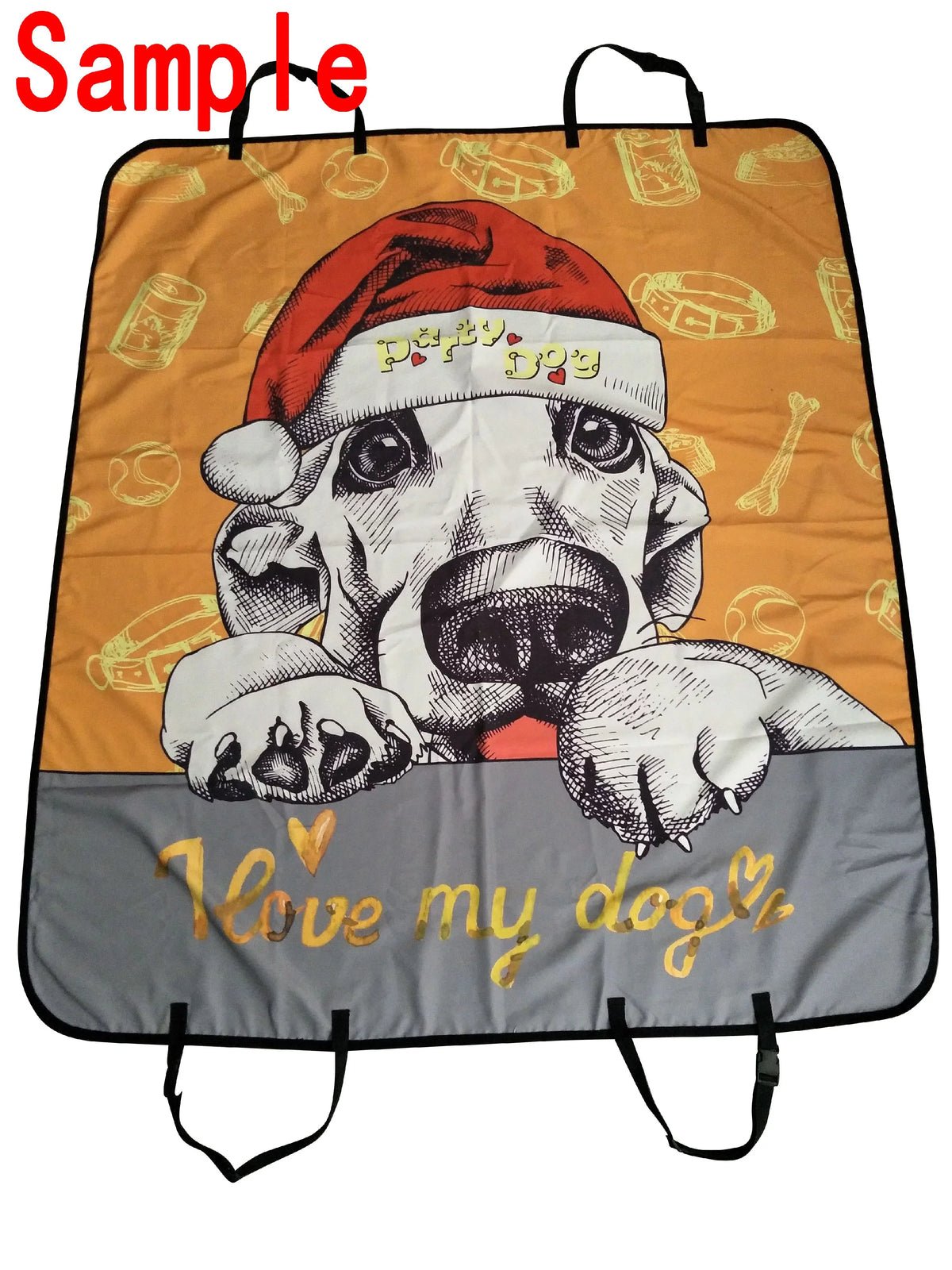GCKG Made Love Heart Of Sea Shells Starfish Beach Pet Car Seat protector Dog Car Seat Mat Hammock Cargo Mat Trunk Mat For Cars Trucks and SUV 54x60 inches