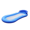 Meterk Portable Inflatable Hammock Floatings Bed Row Lounges Folding Swimming Bed Summer Outdoor Swimming Pool moisture Pool Party Beach Hammock