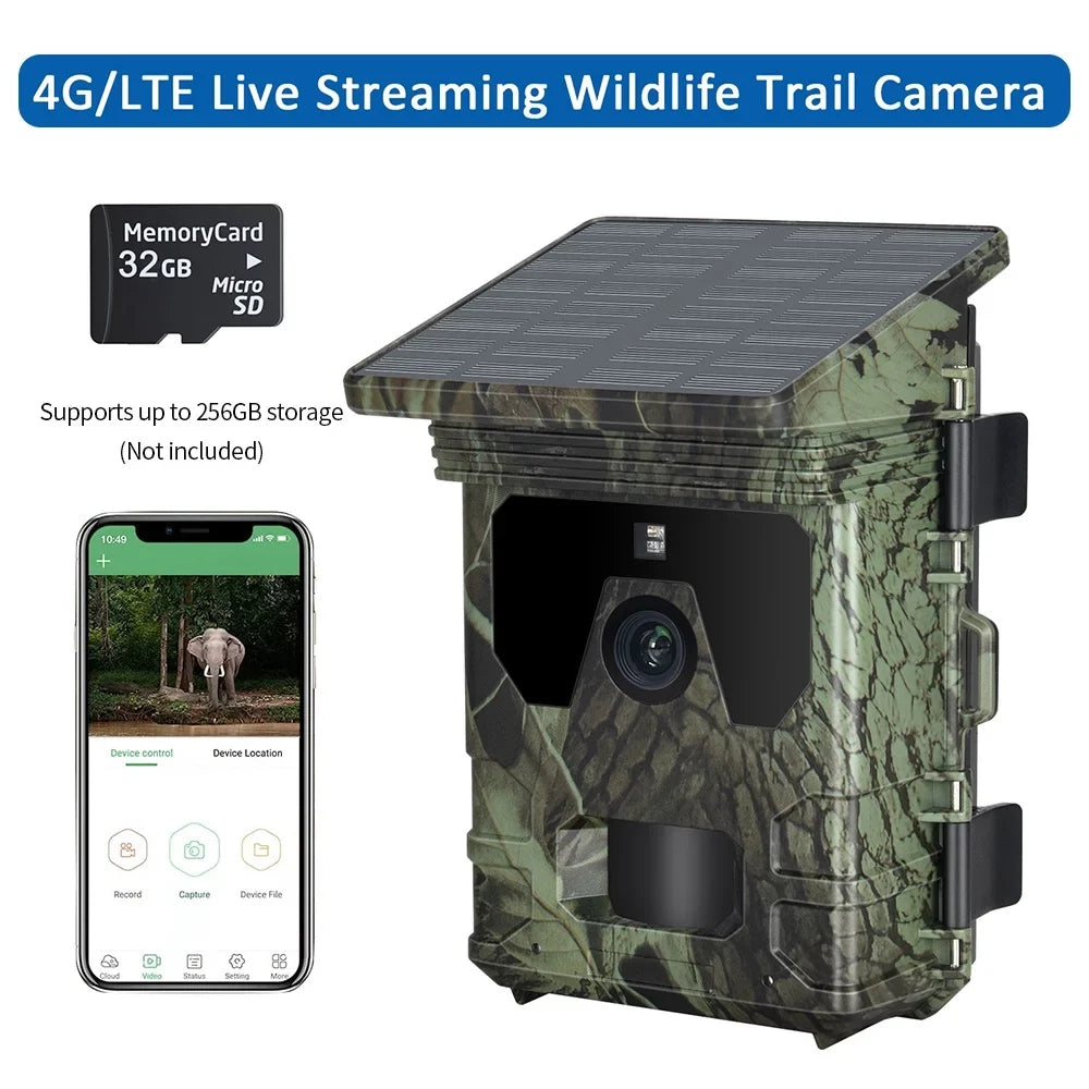 Anself 2K Video Camcorder, 4G HC 600Pro, 30MP, 256GB Support, Waterproof Stay Alert with Motion Activated Recording & Live Stream