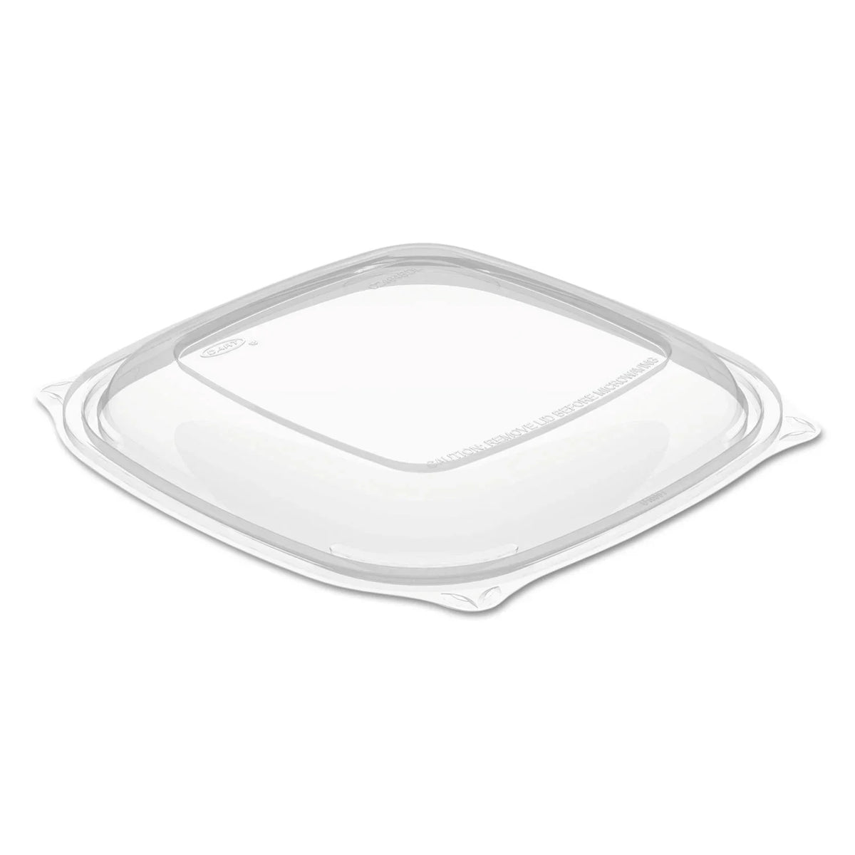 Dart PresentaBowls Pro Clear Square Lids for 24-32 oz Bowls, 8.5 x 8.5 x 0.5, Clear, Plastic, 63/Bag, 4 Bags/Carton