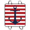 GCKG Red Anchor Pet Car Seat protector,Red Anchor Pet Car Seat wrap Dog Car Seat Mat Hammock Cargo Mat Trunk Mat For Cars Trucks and SUV 54x60 inches