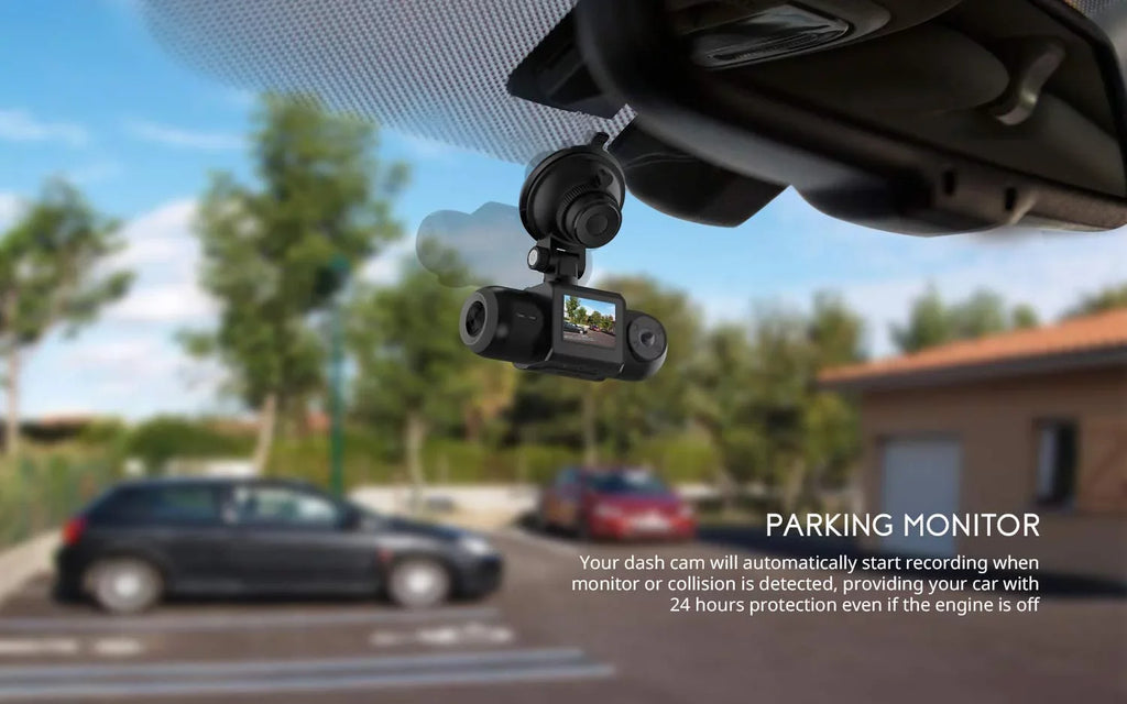 Uber Dual 1080P FHD Built-in GPS Wi-Fi Dash Cam, Front and Inside Car Camera Recorder with Infrared Night Vision,  Sensor, Supercapacitor, 4 IR LEDsG-Sensor, Parking Mode, Loop Recording (D30)