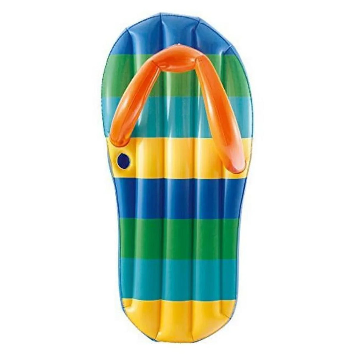 Beach Striped Flip Flop Inflatable Pool Float. 71 in