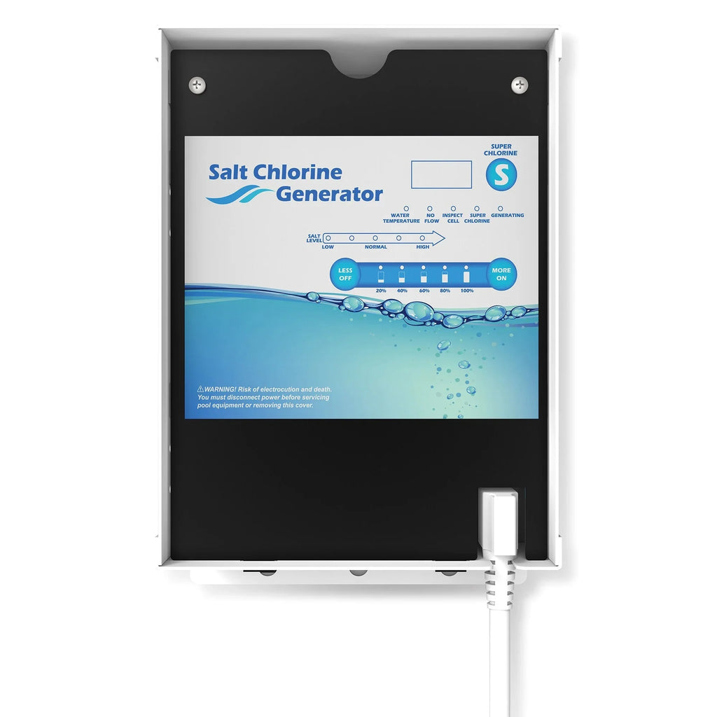 25000 Gallon Swimming Pool Salt moisture Chlorine Generator System  13 Titanium Plates - 11.5"