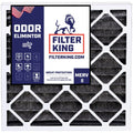Filter King 9x11x1 Air Filter | 4-PACK | Carbon MERV 8 HVAC Pleated A/C Furnace Filters | MADE IN USA | Actual Size: 9 x 11 x .75"