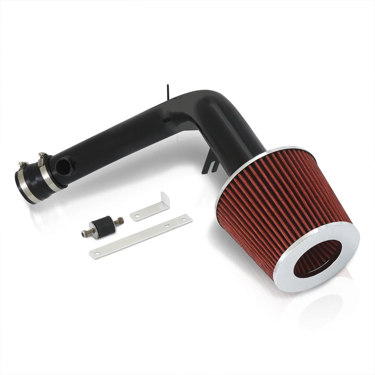AJP Distributors Cold Air Intake CAI Induction System Kit Black Aluminum Pipe Piping + Filter suitable/Replacement For Volkswagen VW Golf GTI Jetta VR6 2.8L 12V 1998 1999 2000 2001 2002 2003 2004