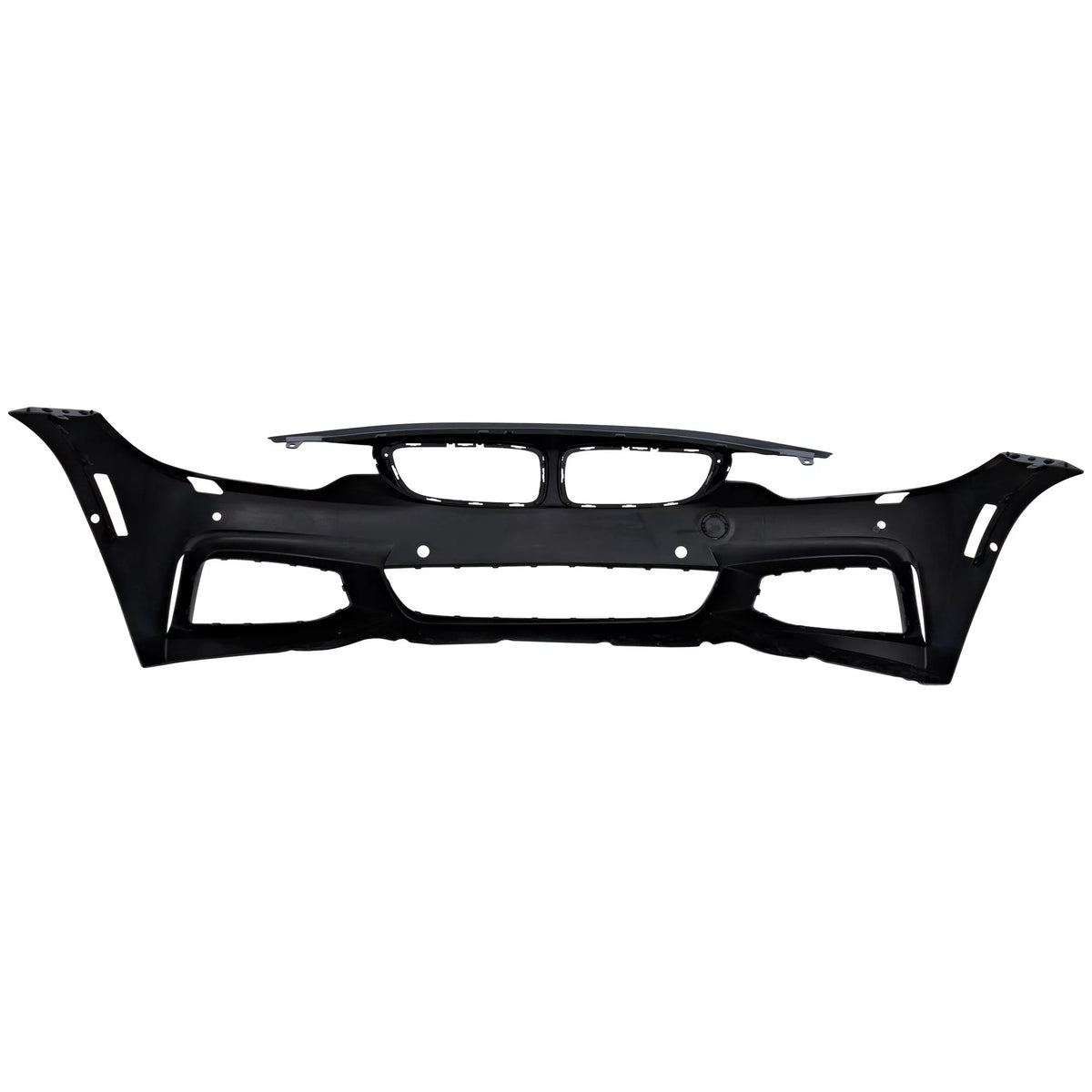 Front BUMPER protector matching For  4-SERIES 2014-2018 Primed with M Sport Line with HLW PDC Sensor Holes/Cam Conv/Coupe/HB- CAPA