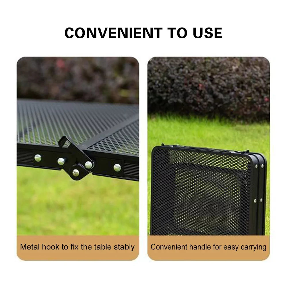 Lixada Folding Camping Table Lightweight Picnic Cooking Station for Convenient Food Prep