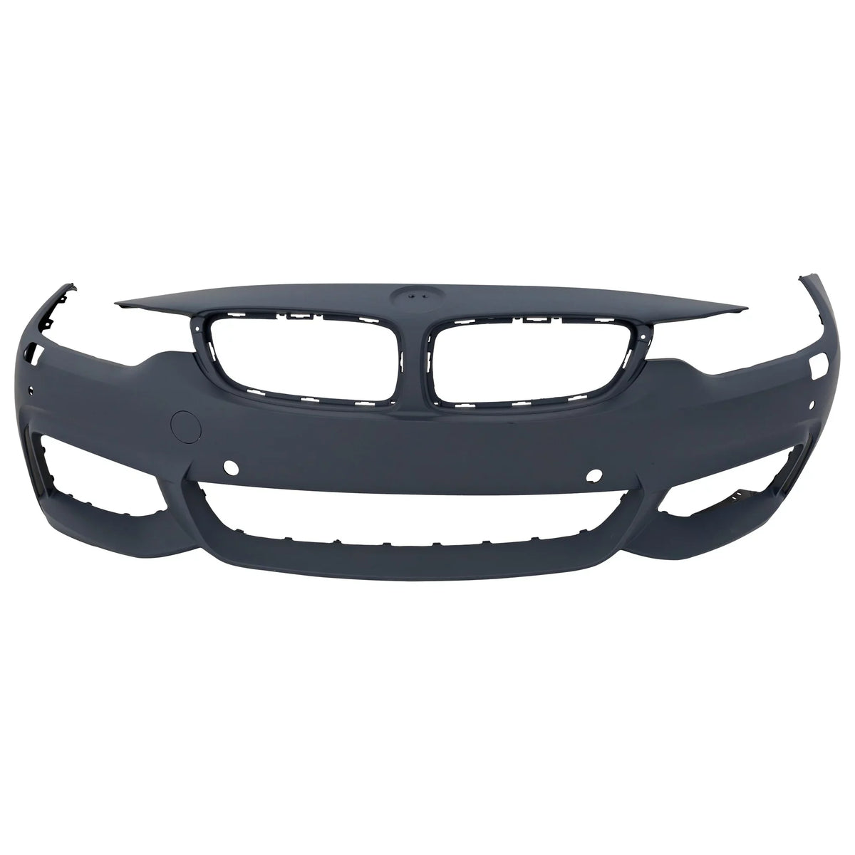 Front BUMPER protector matching For  4-SERIES 2014-2018 Primed with M Sport Line with HLW PDC Sensor Holes/Cam Conv/Coupe/HB- CAPA