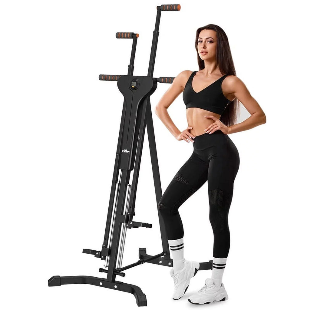 Relife  Sports Vertical Climber Exercise Machine for Home Gym with LCD Display 5 Levels Adjustable