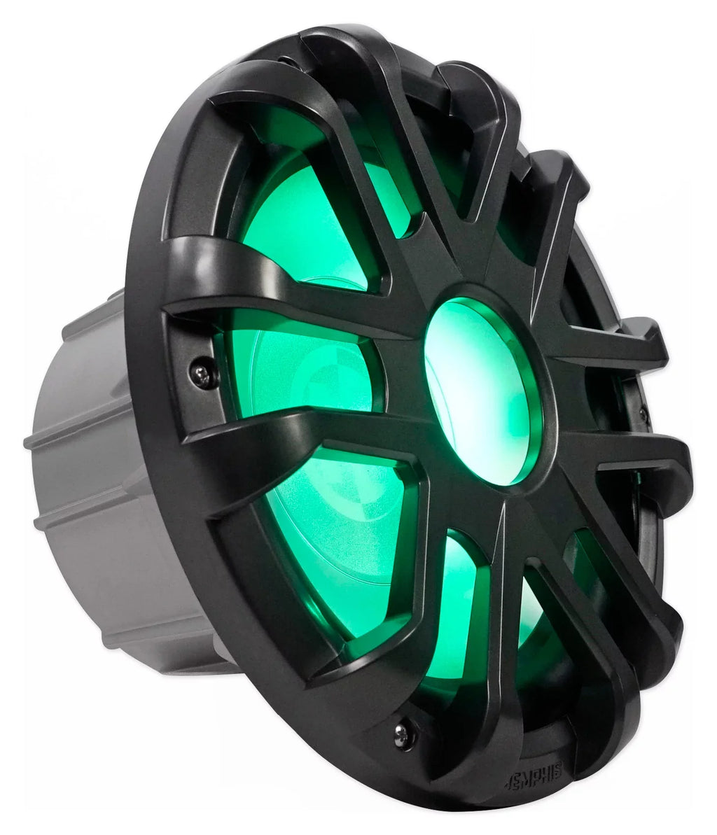 Memphis Audio MXA1044 10" 500 Watt LED Dual 4-Ohm Marine Subwoofer vessel Sub