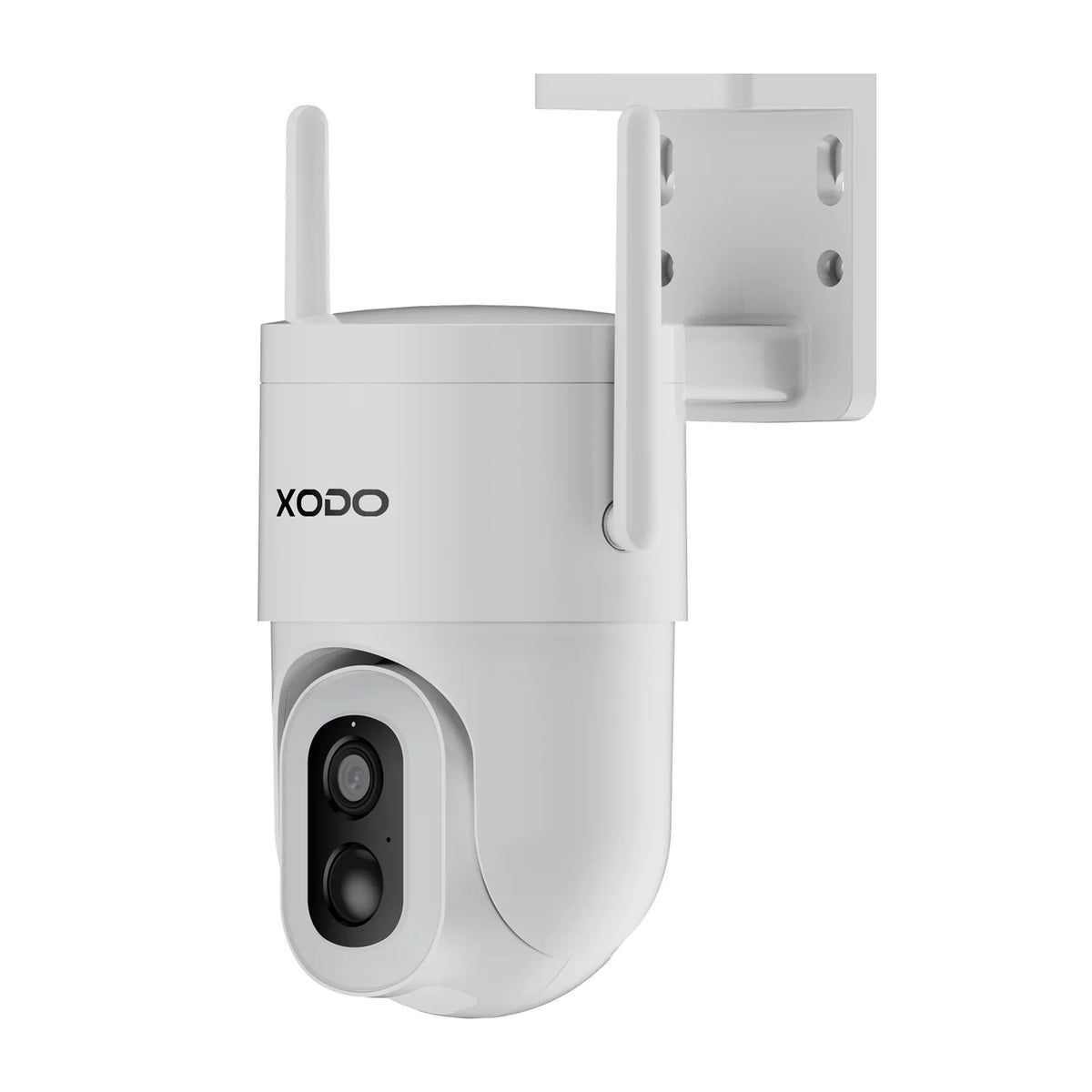 XODO E15 Solar Outdoor Wireless Camera for Home Security System, 2K 3MP Floodlight Pan-Tilt 360° View Cam with Color Night Vision, 2-Way Audio, Motion Detection, Siren, App Remote – Cloud/SD