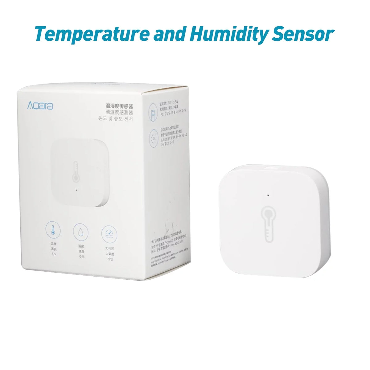 Temperature Sensor Smart Aqara Humidity Sensor for Remote Monitoring and Home Automation REQUIRES AQARA HUB appropriate with  HomeKit