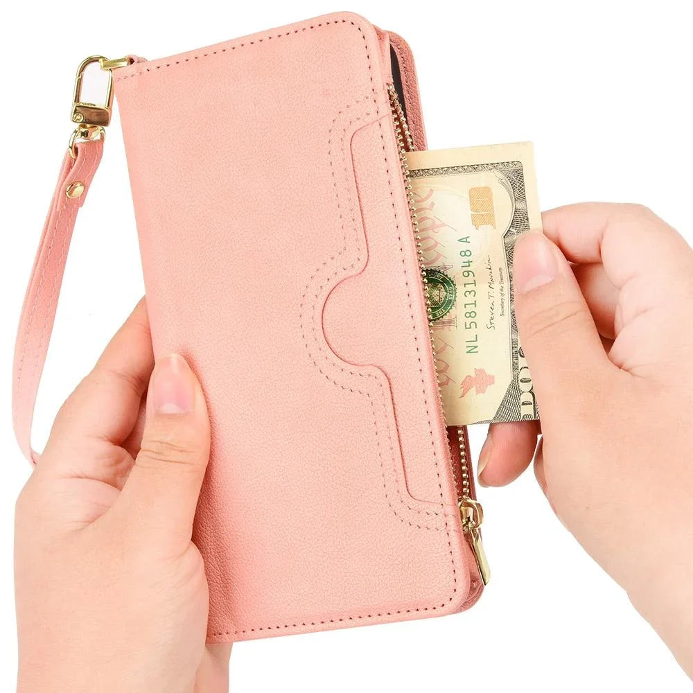 Case for Ulefone Armor X9 Magnetic PU Leather Flip Leather wrap Card Holder Zipper Wallet