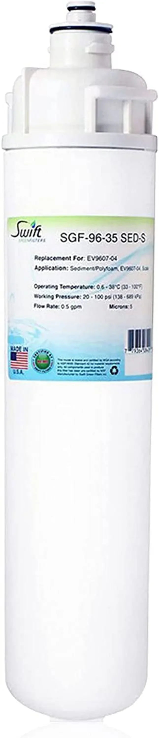 Swift Green Filters SGF-96-35 SED-S suitable Commercial aqua Filter for EV9607-04 (2 Pack),Made in USA