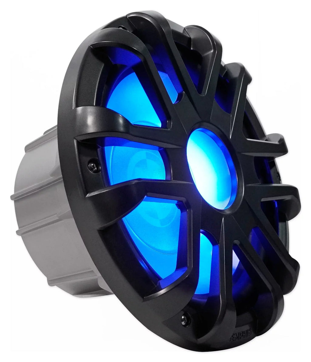 Memphis Audio MXA1044 10" 500 Watt LED Dual 4-Ohm Marine Subwoofer vessel Sub